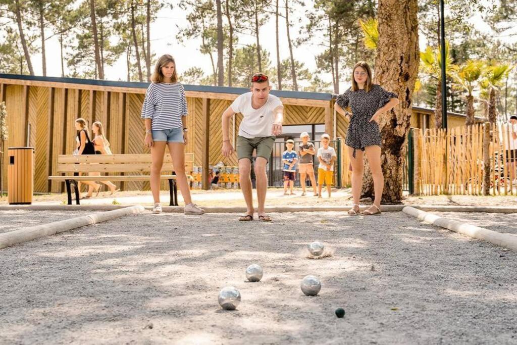 Mobil-Home Loic Camping Les Dunes De Contis Saint-Julien-en-Born Bagian luar foto