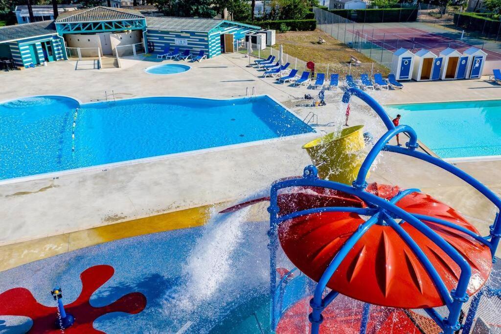 Mobil-Home Loic Camping Les Dunes De Contis Saint-Julien-en-Born Bagian luar foto